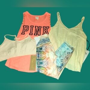 *NWTS* ALO TANK* FABLETIC BRALETTE* VICTORIA SECRETS* TANK ~ NIGAMA SOL SZ. MED